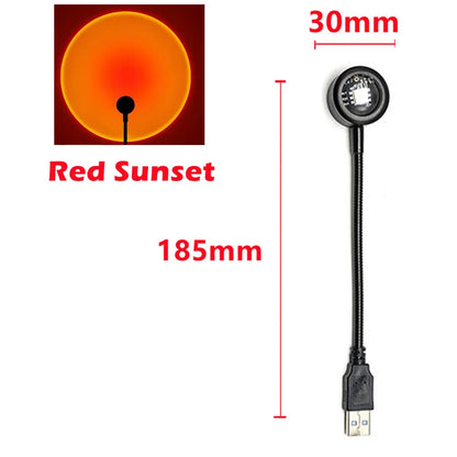 Led USB Sunset Lamp Projector