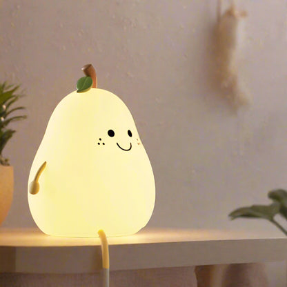 Cute Fruit Night Light Rechargeable Mushroom LED